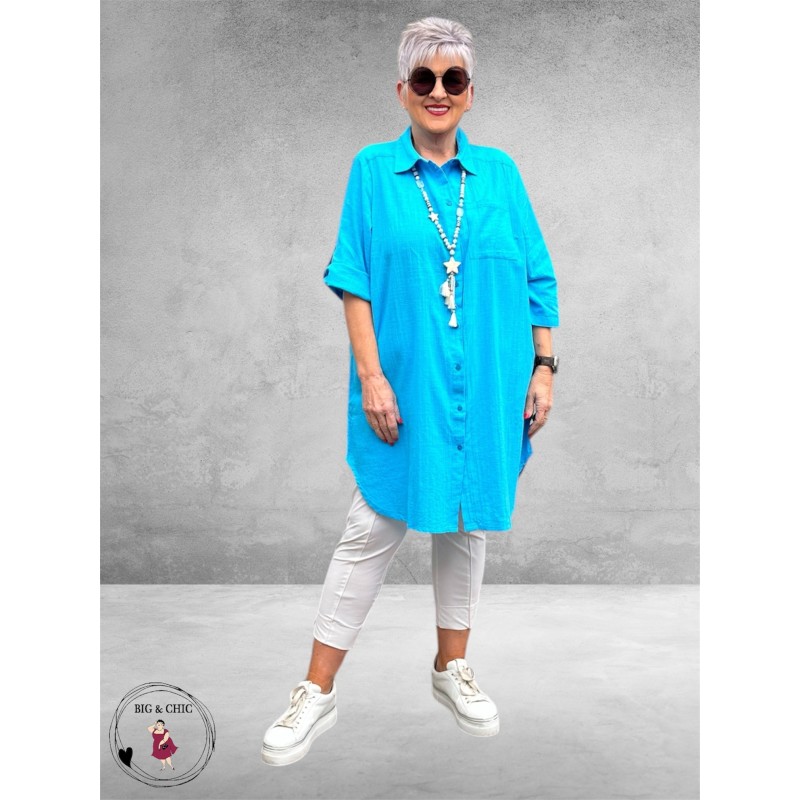 Kaffe Curve Tuniek-Blouse Paula Aquarius