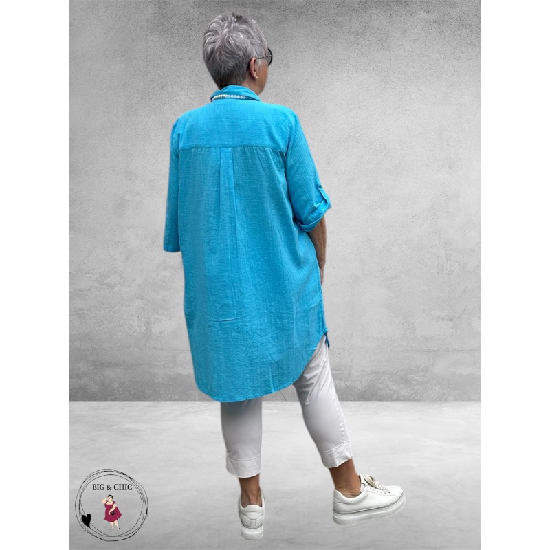 Kaffe Curve Tuniek-Blouse Paula Aquarius