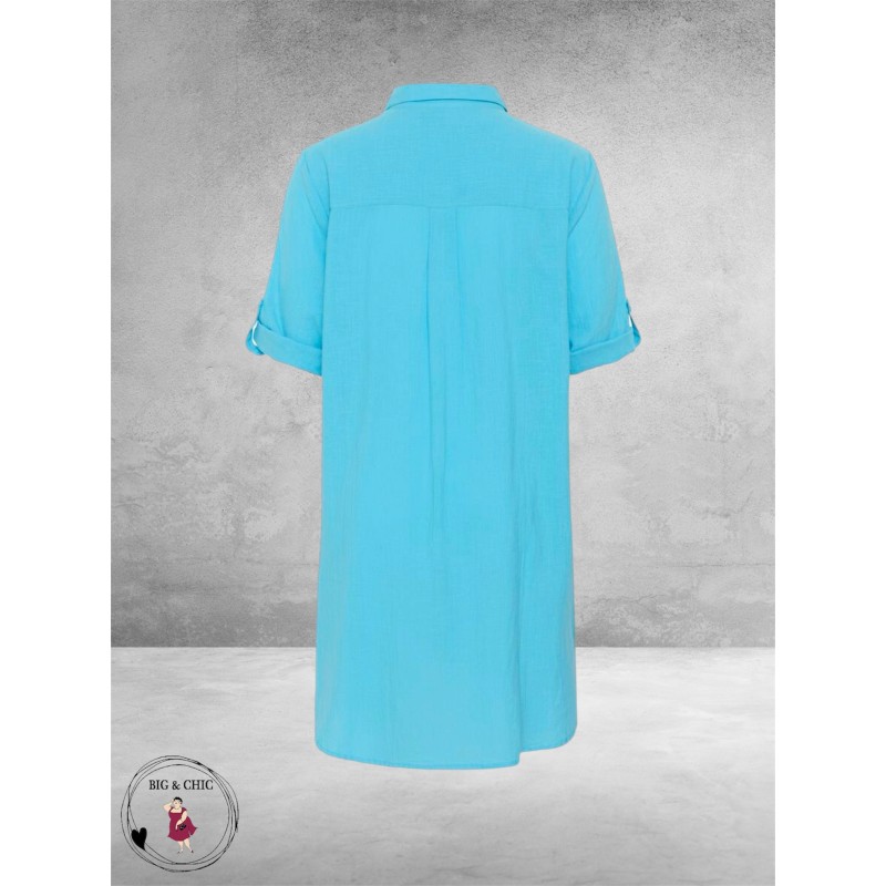 Kaffe Curve Tuniek-Blouse Paula Aquarius
