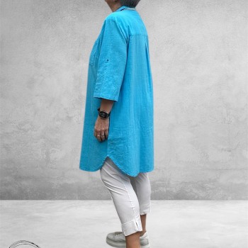 Kaffe Curve Tuniek-Blouse Paula Aquarius