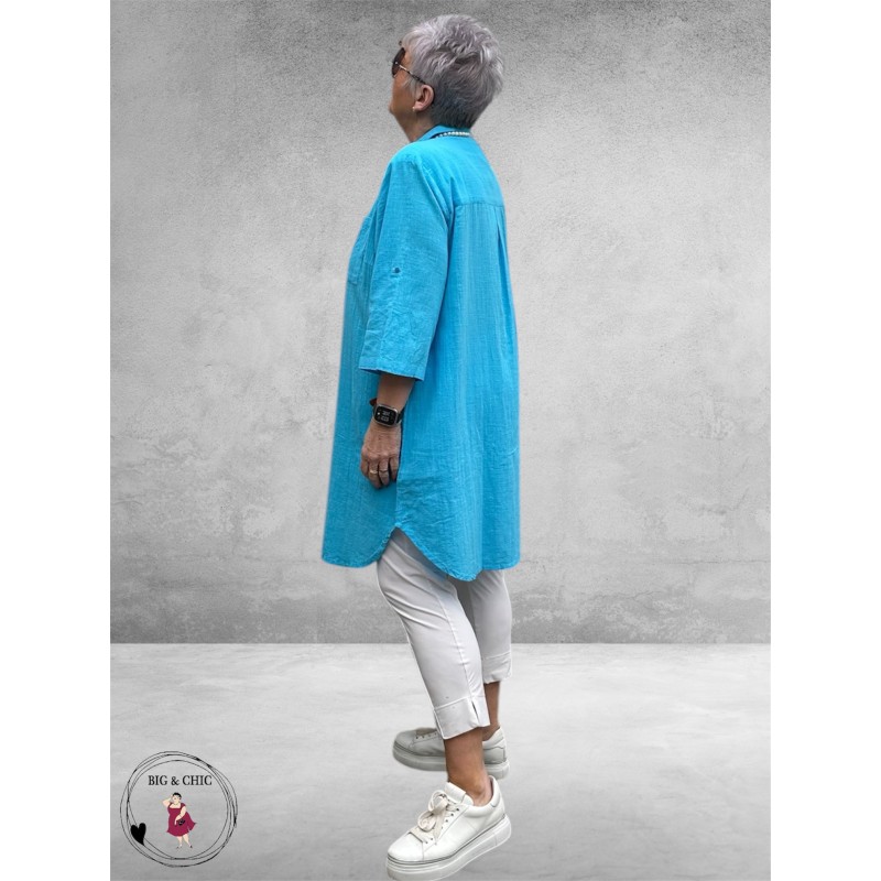 Kaffe Curve Tuniek-Blouse Paula Aquarius