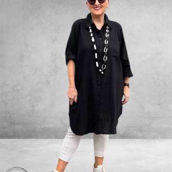 Kaffe Curve Tuniek-Blouse Paula Black