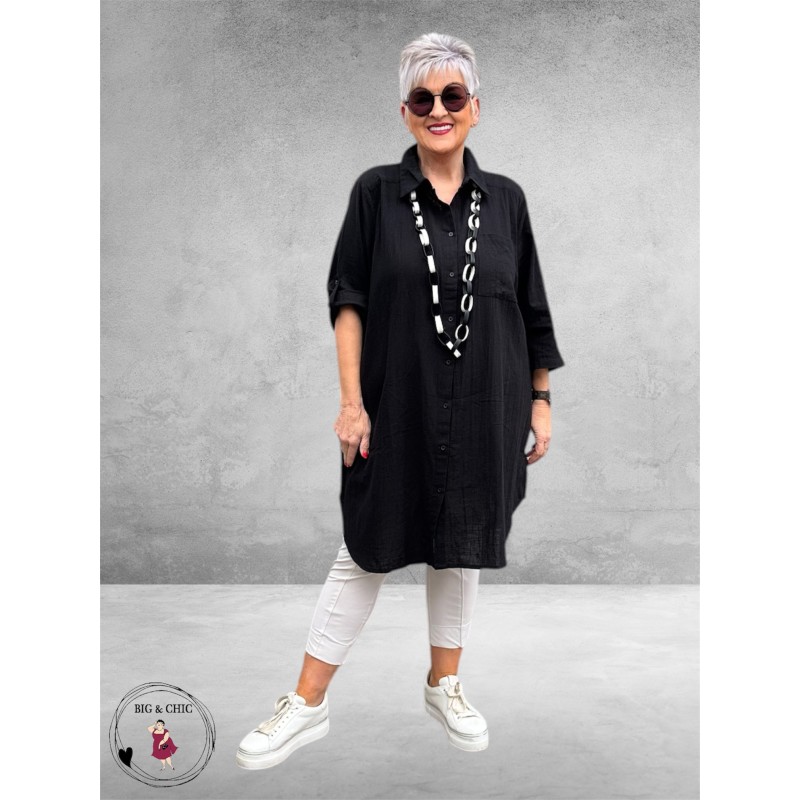 Kaffe Curve Tuniek-Blouse Paula Black