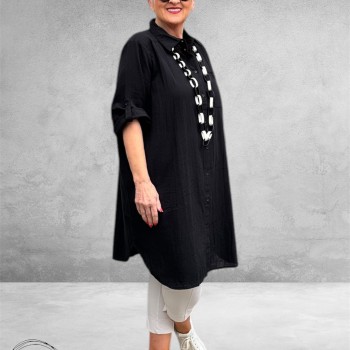 Kaffe Curve Tuniek-Blouse Paula Black