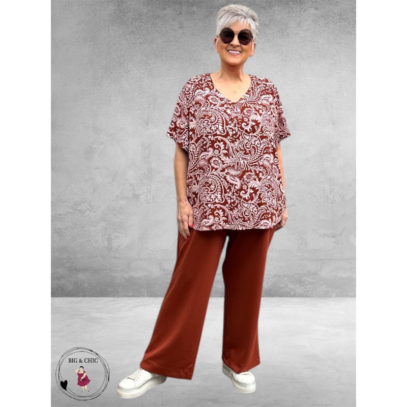 Kaffe Curve Blouse-Shirt Ami Henna Ballerina