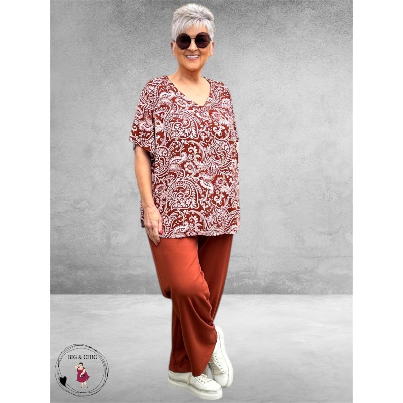 Kaffe Curve Blouse-Shirt Ami Henna Ballerina