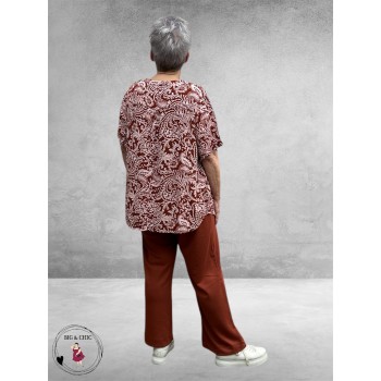 Kaffe Curve Blouse-Shirt Ami Henna Ballerina