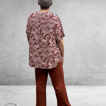 Kaffe Curve Blouse-Shirt Ami Henna Ballerina