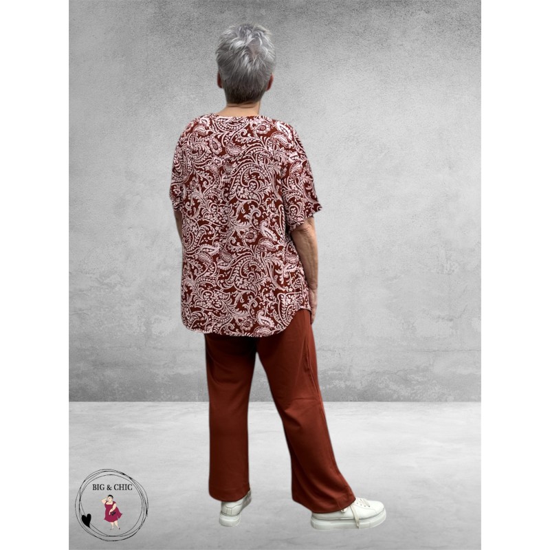 Kaffe Curve Blouse-Shirt Ami Henna Ballerina