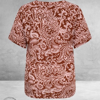 Kaffe Curve Blouse-Shirt Ami Henna Ballerina