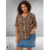 Kaffe Curve Blouse-Shirt Ami Naturel Leopard