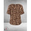 Kaffe Curve Blouse-Shirt Ami Naturel Leopard