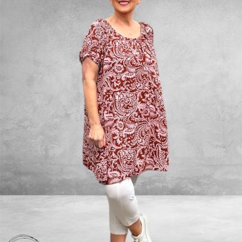 Kaffe Curve Tuniek/Jurk Ami Henna Ballerina