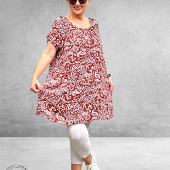 Kaffe Curve Tuniek/Jurk Ami Henna Ballerina