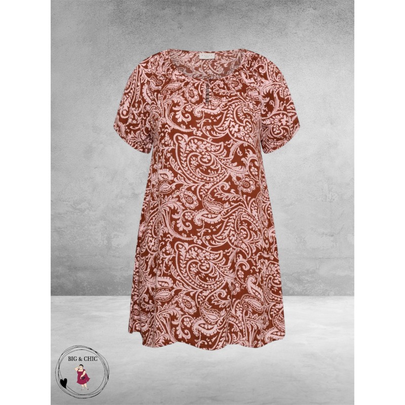 Kaffe Curve Tuniek/Jurk Ami Henna Ballerina