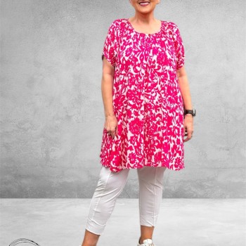 Kaffe Curve Tuniek/Jurk Ami Beetroot Purple