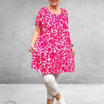 Kaffe Curve Tuniek/Jurk Ami Beetroot Purple