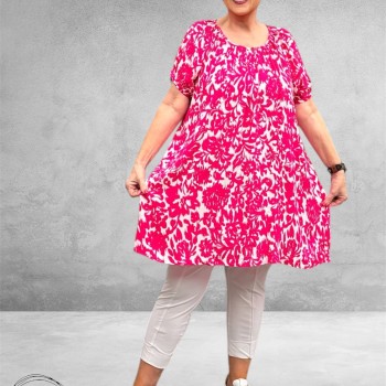 Kaffe Curve Tuniek/Jurk Ami Beetroot Purple