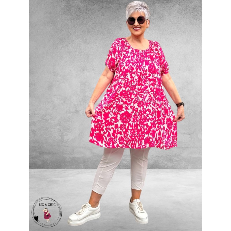 Kaffe Curve Tuniek/Jurk Ami Beetroot Purple