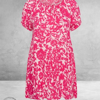 Kaffe Curve Tuniek/Jurk Ami Beetroot Purple