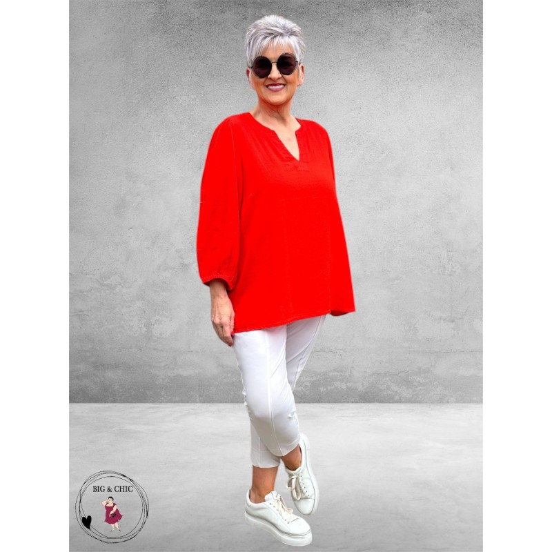 Kaffe Curve Blouse-Shirt Poppy Red