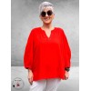 Kaffe Curve Blouse-Shirt Poppy Red