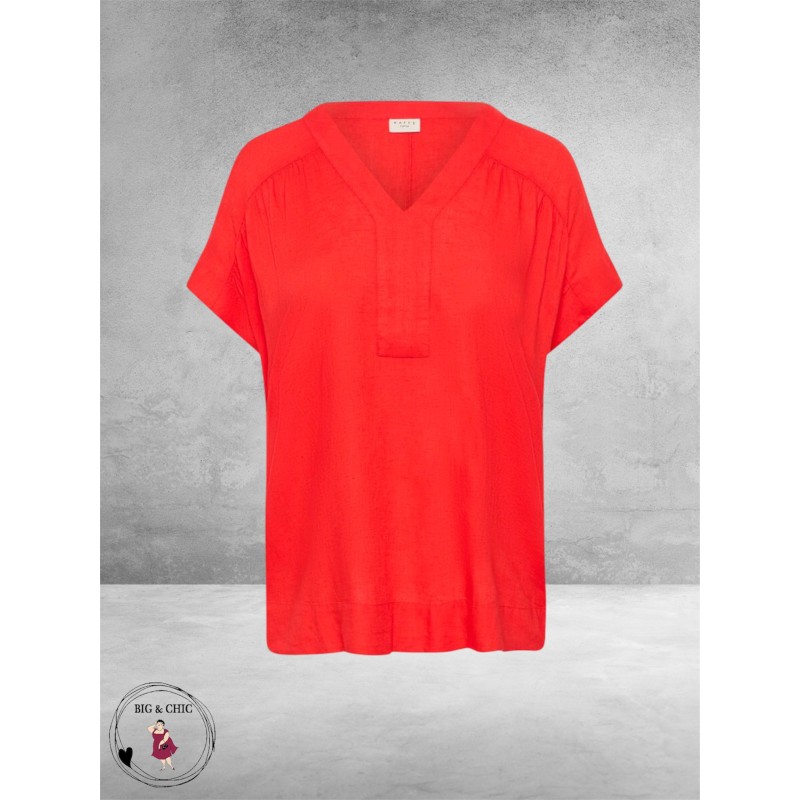 Kaffe Curve Blouse-Shirt Poppy Red
