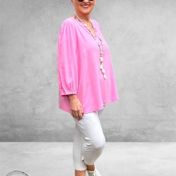 Kaffe Curve Blouse-Shirt Pink Frosting