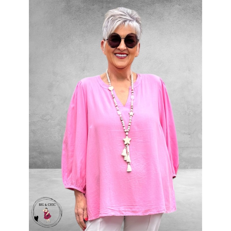 Kaffe Curve Blouse-Shirt Pink Frosting