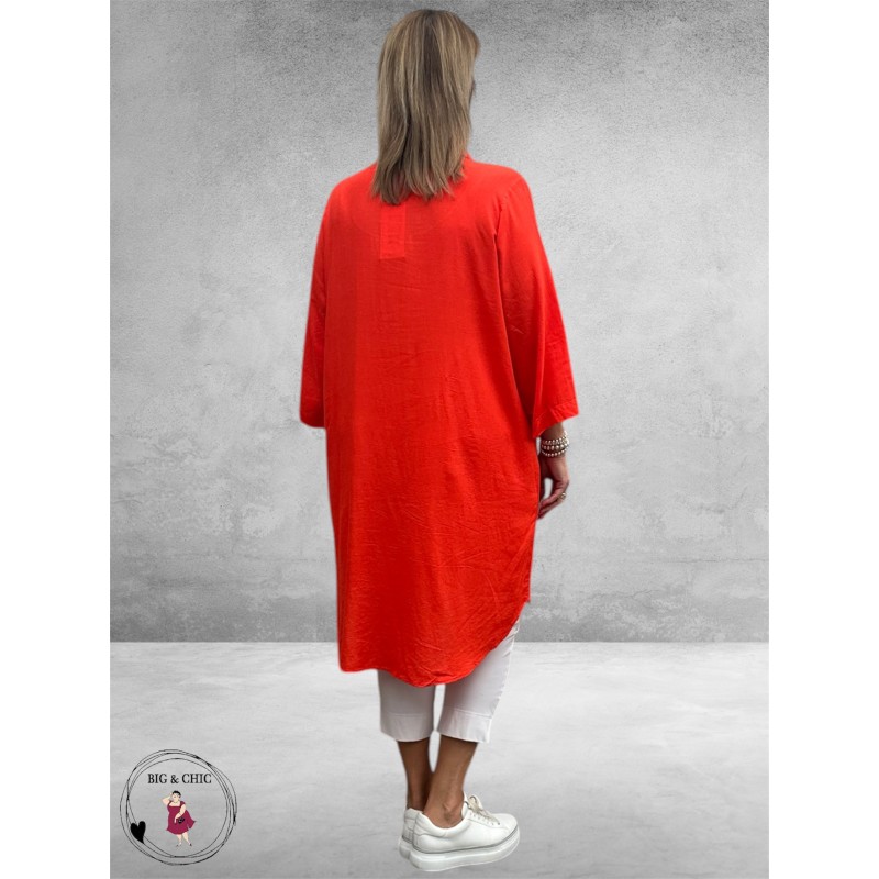 Kaffe Curve Tuniek-Blouse Mille Poppy Red