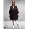 Kaffe Curve Tuniek-Blouse Mille Black Coffee