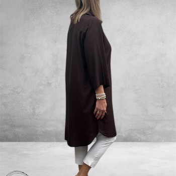 Kaffe Curve Tuniek-Blouse Mille Black Coffee