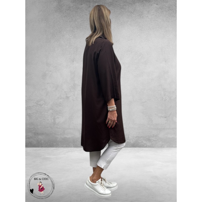 Kaffe Curve Tuniek-Blouse Mille Black Coffee