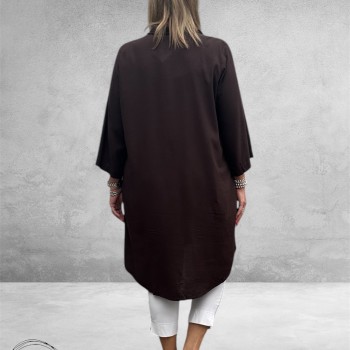 Kaffe Curve Tuniek-Blouse Mille Black Coffee