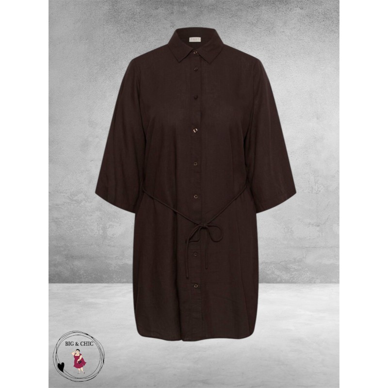 Kaffe Curve Tuniek-Blouse Mille Black Coffee