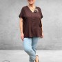 Kaffe Curve Blouse-Shirt Black Coffee