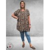 Kaffe Curve Tuniek/Jurk Ami Leopard 