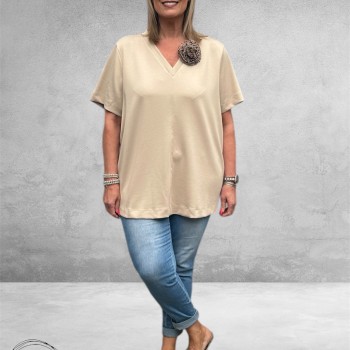 Kaffe Curve Shirt Annia Feather Gray 