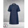 Kaffe curve Jurk Denim Jada Dark Blue
