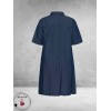 Kaffe curve Jurk Denim Jada Dark Blue