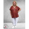 Kaffe curve Shirt-Blouse Mina Henna/Bruin