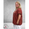 Kaffe curve Shirt-Blouse Mina Henna/Bruin