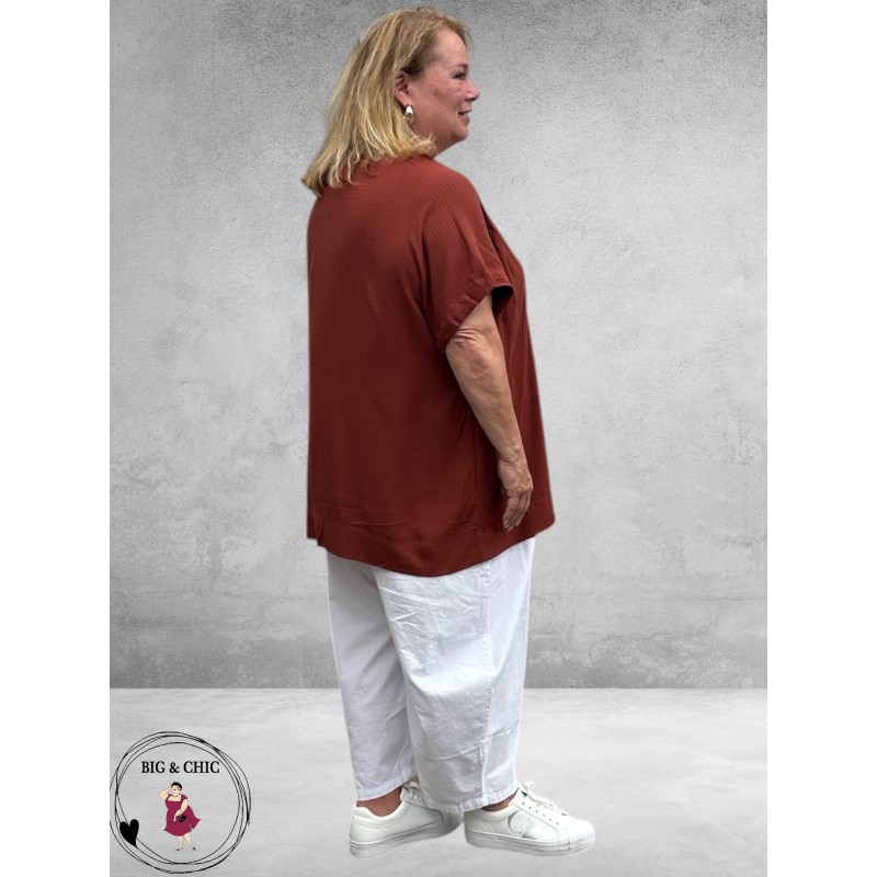 Kaffe curve Shirt-Blouse Mina Henna/Bruin