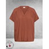 Kaffe curve Shirt-Blouse Mina Henna/Bruin