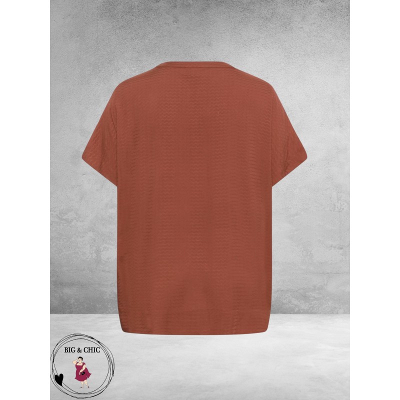 Kaffe curve Shirt-Blouse Mina Henna/Bruin