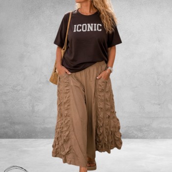 Kaffe curve Shirt ICONIC Coffee Bean 