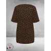 Kaffe curve Tuniek Myra Coffee Bean/Ecru Dots