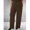 Kaffe curve Broek Myra Coffee Bean/Ecru Dots