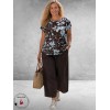 Kaffe curve Shirt Mila Coffee Bean /Blue 