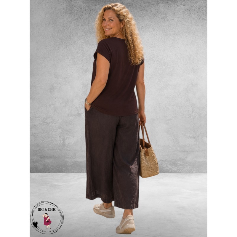 Kaffe curve Shirt Mila Coffee Bean /Blue 